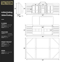 BattleBag Double Rifle Bag (36 inch & 42 inch) Gun Case - Xandr Defense