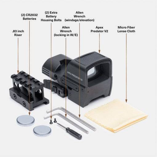 Apex Predator V2 Red/Green Dot Sight - Xandr Defense