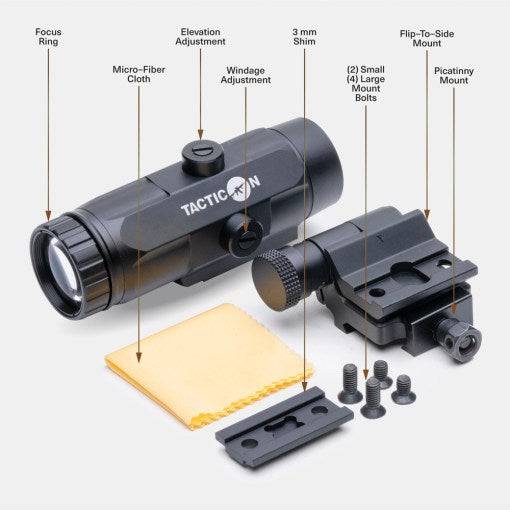 Falcon V1 3x Red Dot Magnifier - Xandr Defense