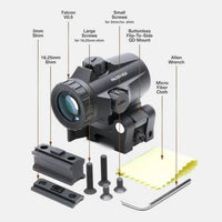 Falcon V0.5 3X Magnifier For Red Dot Sight - Xandr Defense