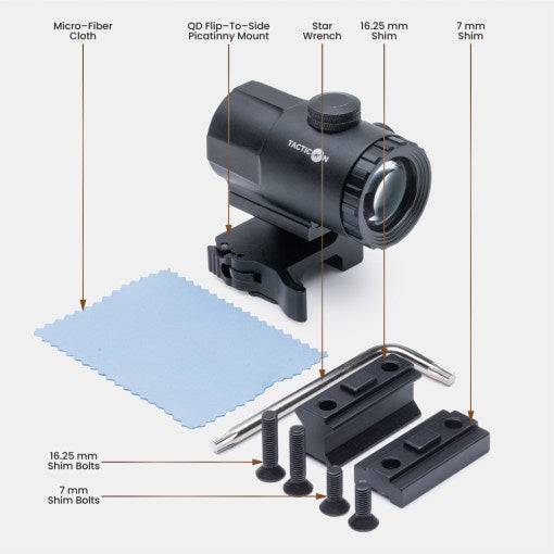 Apex Falcon V0.5 3X Magnifier For Red Dot Sight - Xandr Defense