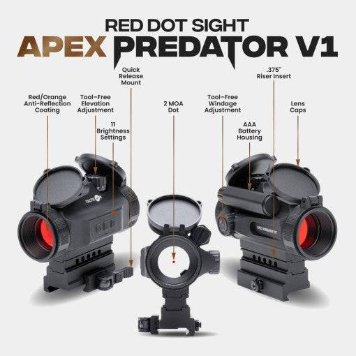 Apex Predator V1 Red Dot Sight - Xandr Defense