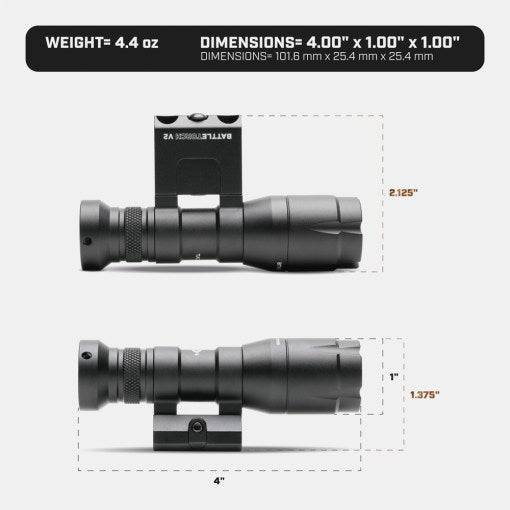 BattleTorch V2 | 600 Lumen Tactical Rifle Light - Xandr Defense