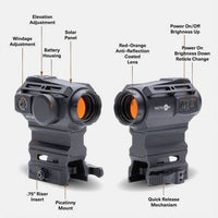 Apex Predator V3 Solar Red Dot Sight | Multi-Reticle - Xandr Defense