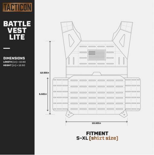 BattleVest Lite Plate Carrier - Xandr Defense