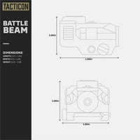 BattleBeam V1R/V1G/V1B Laser Sight | Pistol & Rifle - Xandr Defense